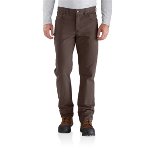 Men's Carhartt Rugged Flex Relaxed Fit Canvas 5-Pocket Cargo Pants 30 Dark Coffee