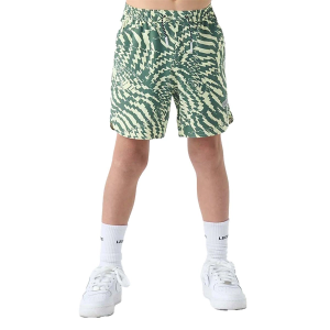 Boys' Legends Lil' Luka Shorts XSmall Geo Palm Hunter Green