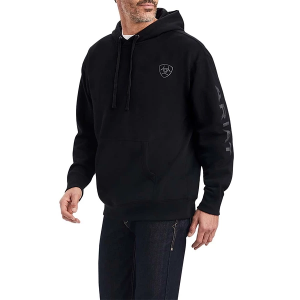 Men's Ariat Logo Work Hoodie Large Black