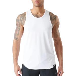 Men's Legends Enzo 3.0 Crew Neck Tank Top Small White