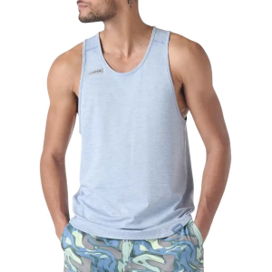 Men's Legends Enzo 3.0 Crew Neck Tank Top Small Sea Heather