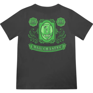 Boys' Baseball Lifestyle Bag Chaser T-Shirt Youth Medium Green