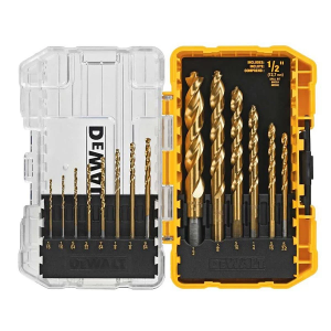 DeWALT Pilot Point Titanium Drill Bit Set 14 pc