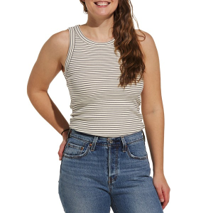 Women's Thread & Supply Edlin Crew Neck Tank Top XLarge Cream Navy