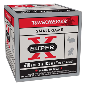 Winchester Super-X Small Game .410 Bore Shotshells