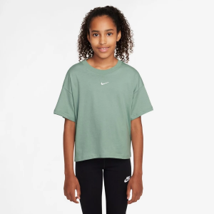 Girls' Nike Sportswear Essential LBR T-Shirt XSmall Steam