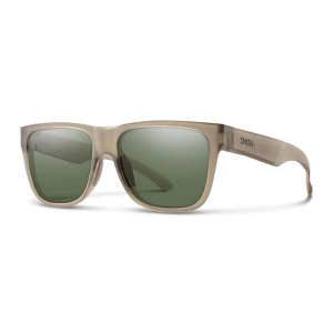 Men's Smith Lowdown 2 Polarized Sunglasses Matte Summit Crystal/Chromapop Polarized Grey Green
