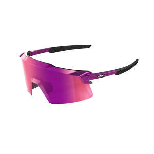 Men's 100% Aerocraft Polarized Sunglasses Gloss Purple/Purple Mirror