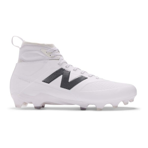 Men's New Balance Fortress Molded Football Cleats 12 White/Black