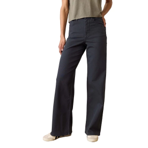 Women's Marine Layer Charlie Wide Leg Pants 14 Moonless Night