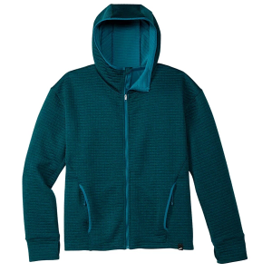 Women's Brooks Activate Midweight Running Hoodie Medium Heather Moroccan Blue