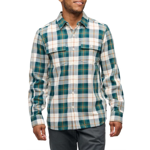 Men's Black Diamond Project Twill Long Sleeve Button Up Shirt 2XLarge Raging Sea-Henna
