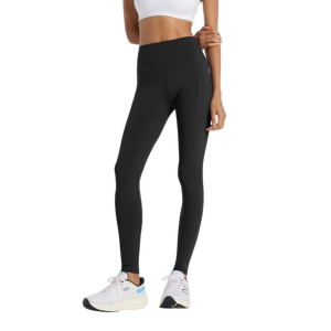 Women's New Balance Sleek Pocket High Rise Leggings Large Black
