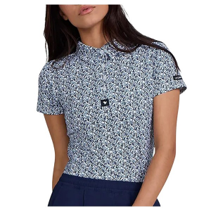 Women's Bad Birdie Baby Bloomer Polo Medium White Multi