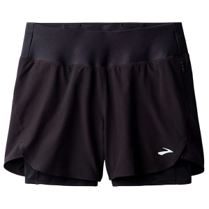 Women's Brooks Chaser 2-in-1 Shorts Large Black