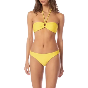 Women's Maaji Sublimity Regular Rise Classic Swim Bottoms Large Lemon Margarita