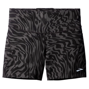 Women's Brooks Spark Tight Shorts XSmall Obsidian Speedscape