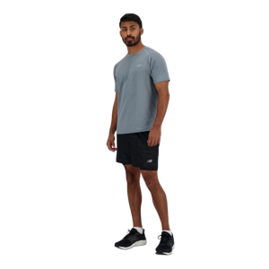 Men's New Balance Knit T-Shirt Medium Athletic Grey