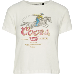 Women's The Laundry Room Coors Roper Baby T-Shirt Small White