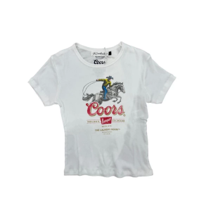 Women's The Laundry Room Coors Roper Baby T-Shirt Large White