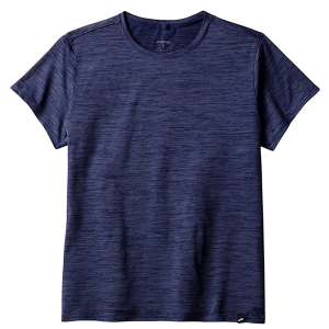 Women's Brooks Luxe T-Shirt Large Heather Midnight