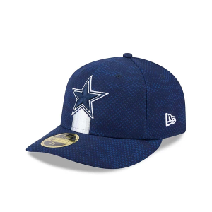 Dallas Cowboys New Era 2024 Sideline 59Fifty Low Profile Fitted Hat 7 3/4 Navy