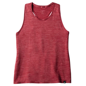 Women's Brooks Luxe Scoop Neck Running Tank Top Medium Heather Earth Red