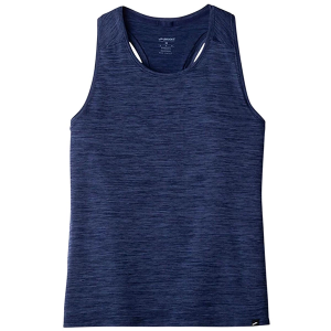 Women's Brooks Luxe Scoop Neck Running Tank Top XSmall Heather Midnight
