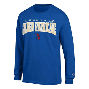 Tulsa Golden Hurricanes Champion Cooper T-Shirt Large Blue