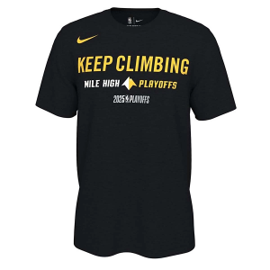 Denver Nuggets 2025 Playoff Mantra Nike T-Shirt XLarge Black