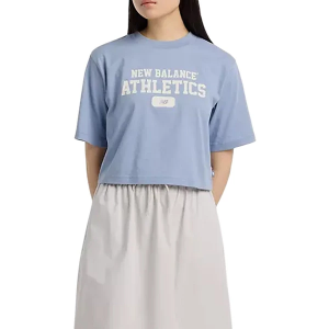 Women's New Balance Heritage Relaxed T-Shirt Large Blue