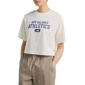 Women's New Balance Heritage Relaxed T-Shirt XLarge White