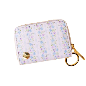 Darling Effect Zip Around Zip Wallet Petal Parade Blue