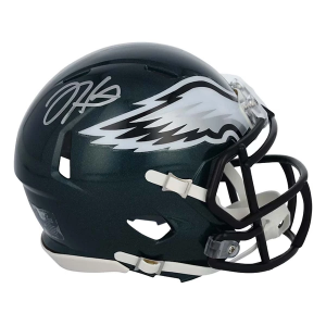 Fanatics Authentic Philadelphia Eagles Jalen Hurts Autographed Super Bowl LIX Champions Riddell Speed Mini Helmet