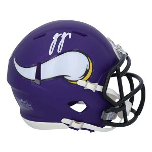Fanatics Authentic Minnesota Vikings J.J. McCarthy Autographed Riddell Speed Mini Helmet