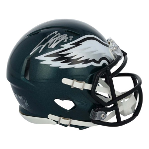 Fanatics Authentic Philadelphia Eagles Cooper DeJean Autographed Super Bowl LIX Champions Riddell Speed Mini Helmet