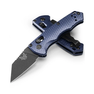 Benchmade Partial Auto Immunity Crater Blue Automatic Knife