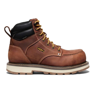 Men's KEEN Cincinnati 90 Degree 6" Carbon Fiber Toe Work Boots Outdoor 11.5 Red/Sandshell