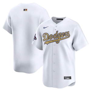 Los Angeles Dodgers Nike Gold Collection Limited Jersey XLarge Royal