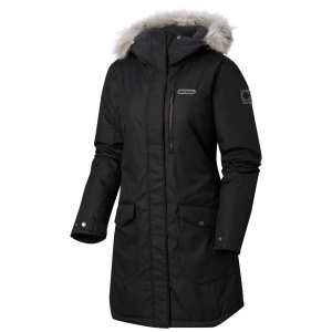 Women's Columbia Suttle Mountain Parka Large Black