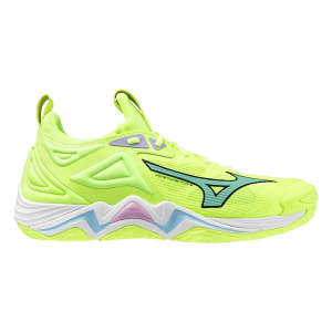 Adult Mizuno Wave Momentum 3 Volleyball Shoes sneakers-athletic-shoes M8/W9.5 Regular Neo Lime