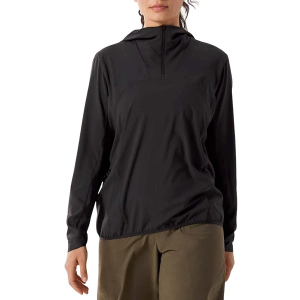 Women's Arc'teryx Sima Hiking 1/4 Zip Pullover XLarge Black