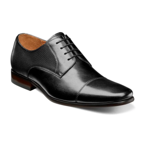Men's Florsheim Postino Cap Toe Dress Shoes Wide 14 Black