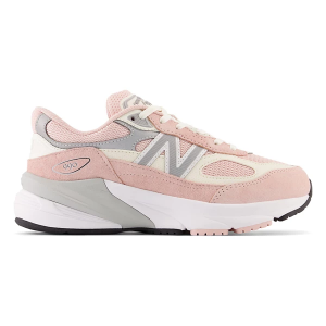 Kids' New Balance 990v6 Shoes sneakers-athletic-shoes Big 5.5 Extra Wide Pink Haze