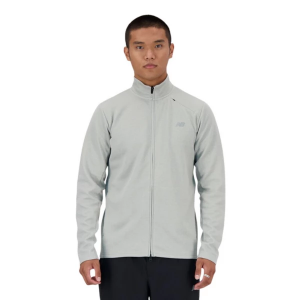 Men's New Balance Tech Knit Running Full Zip Medium Athletic Grey