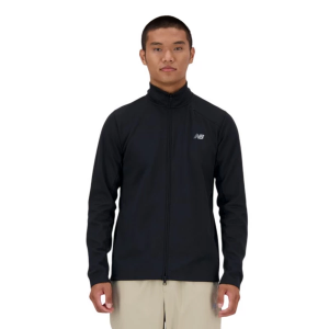 Men's New Balance Tech Knit Running Full Zip 2XLarge Black