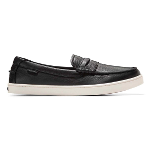 Men's Cole Haan Nantucket Penny Shoes Regular 10 Black Pebbled Leather/Ivory