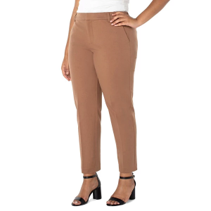Women's Liverpool Los Angeles Kelsey Knit Dress Pants 14W Maple