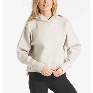 Women's UNRL LuxBreak Oversized Hoodie Small Sand