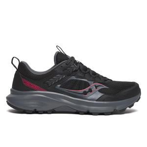 Men's Saucony Excursion TR17 Trail Running Shoes sneakers-athletic-shoes 8.5 Wide Black/Shadow